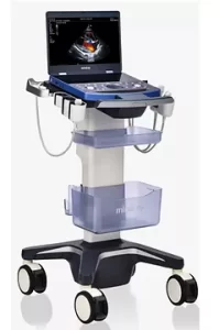 The MindRay Vetus e7 ultrasound machine.