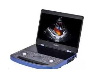 A portable MindRay Vetus e7 ultrasound machine.